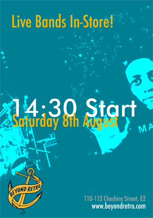 Mazes and Teen Sheikhs appearing at Beyond Retro on Saturday