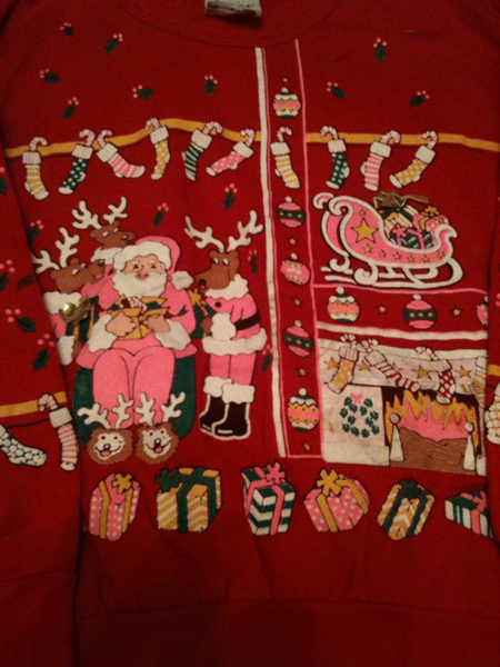 Christmas Top available at Beyond Retro