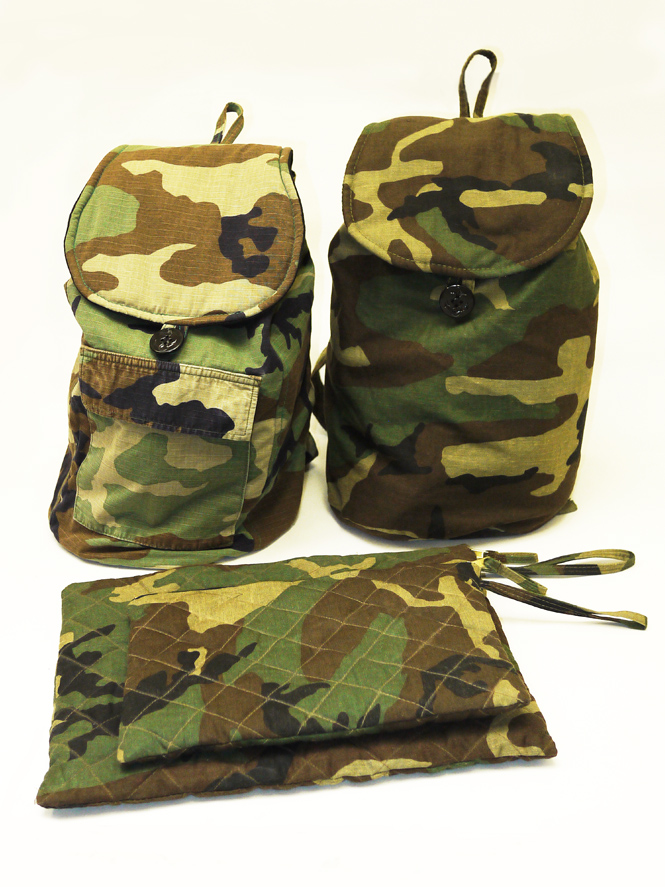 Camo Duffle Beyond Retro Bags