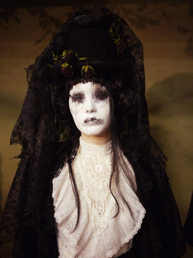 Black Lace girl close up