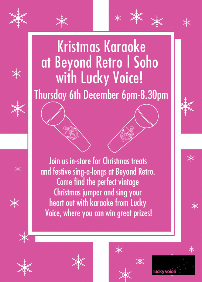 Soho Karaoke Flyer Front