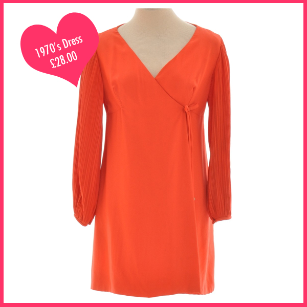 1970's Long Sleeved Dress £28