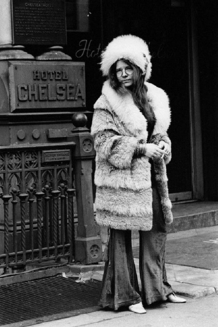 janis joplin fur vest